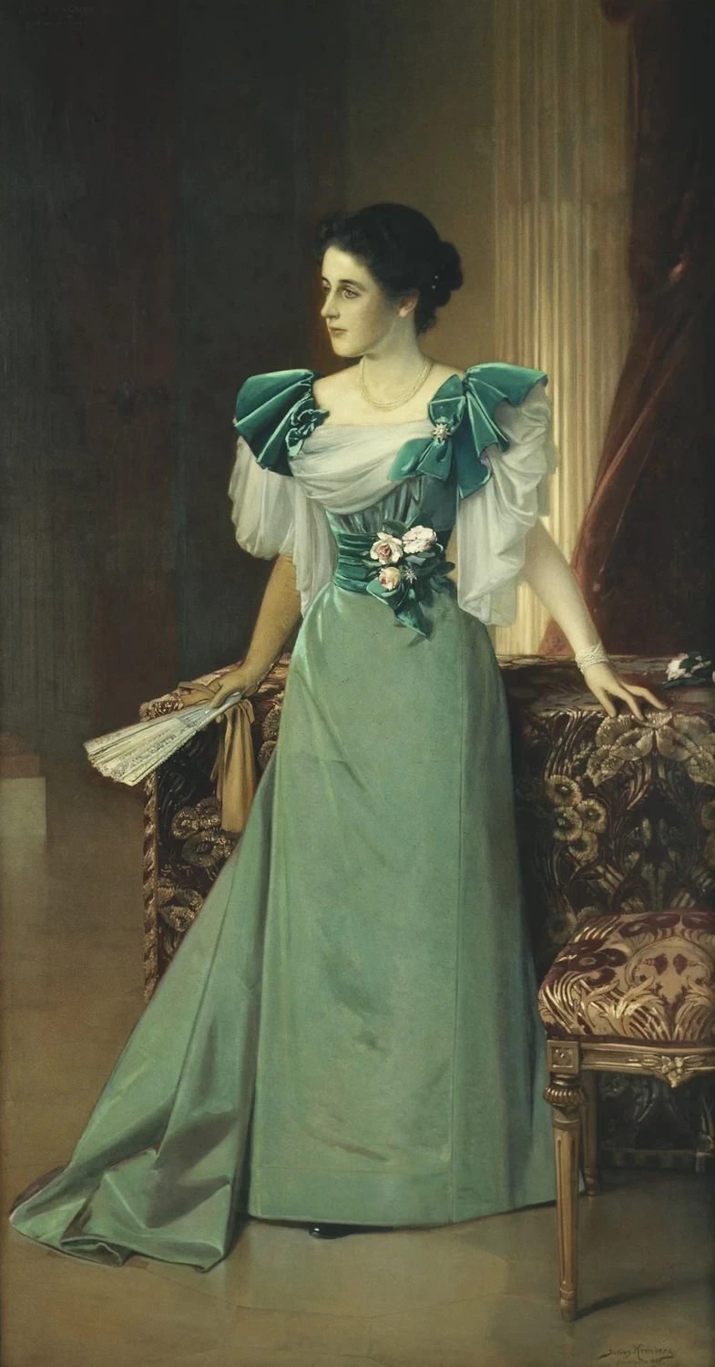 Ritratto, Irma von Geijer di Julius Kronberg - Museo Hallwyl, Stoccolma
